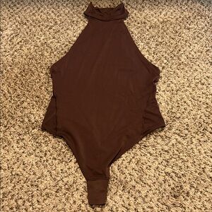 Wundermost Ultra-Soft Nulu Mockneck Sleeveless Bodysuit